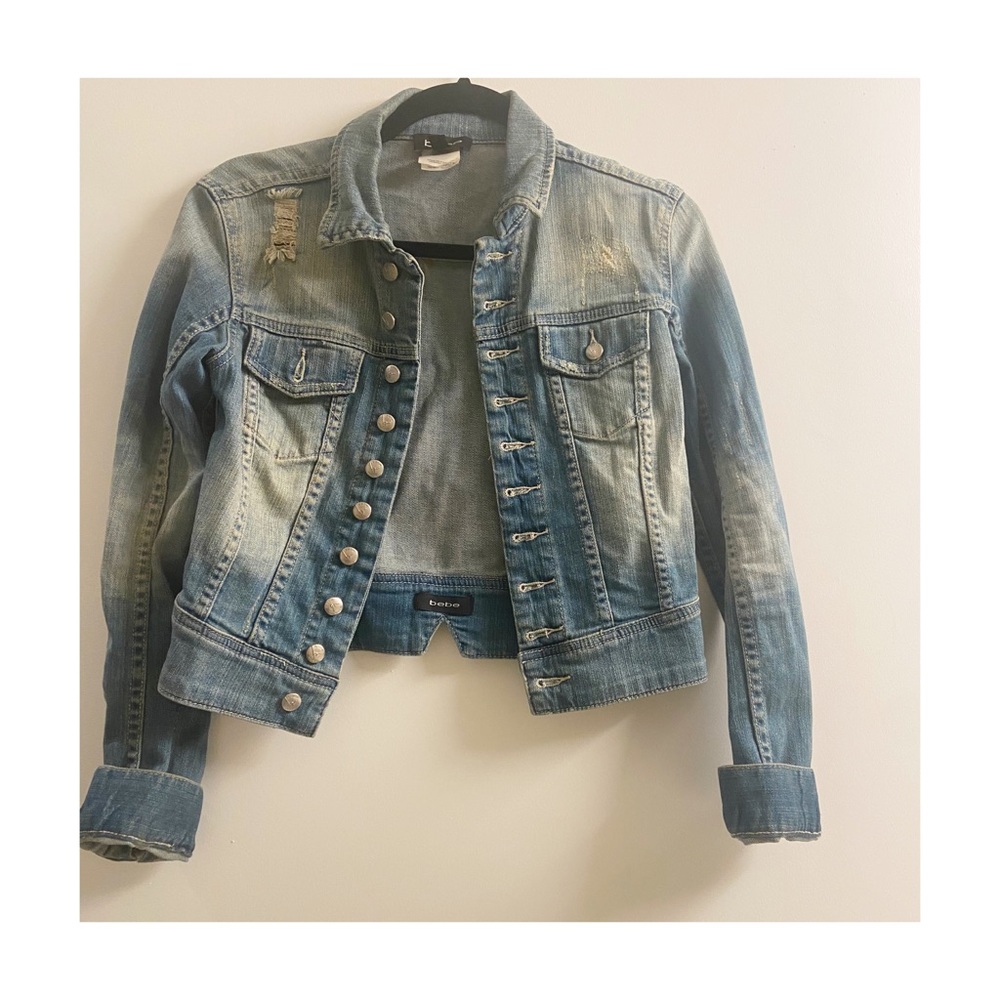 Bebe Crop Jean jacket